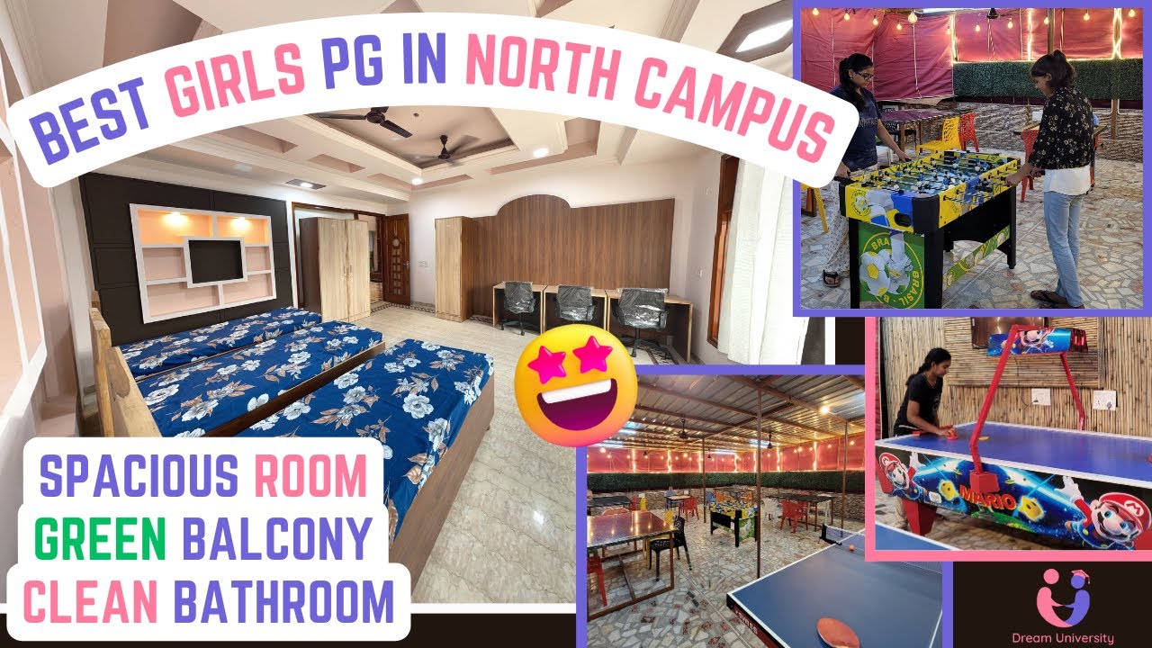 Most Spacious PG in NORTH CAMPUS | 200mt from Metro | #pg #accommodation #du
