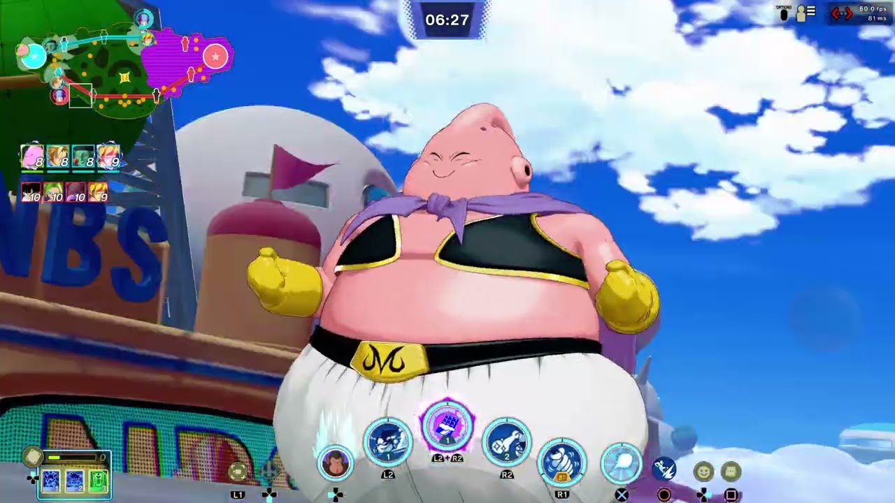 DRAGON BALL GEKISHIN SQUADRA Intento subir el rol especialista a rango A con gotenks y majin buu