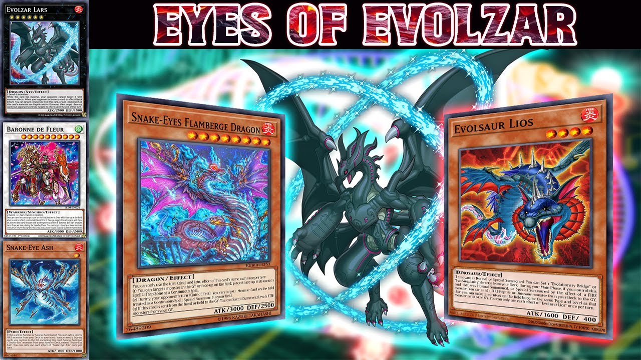 Snake eyes with Evolsaur Deck Dec 2024-yugioh master duel