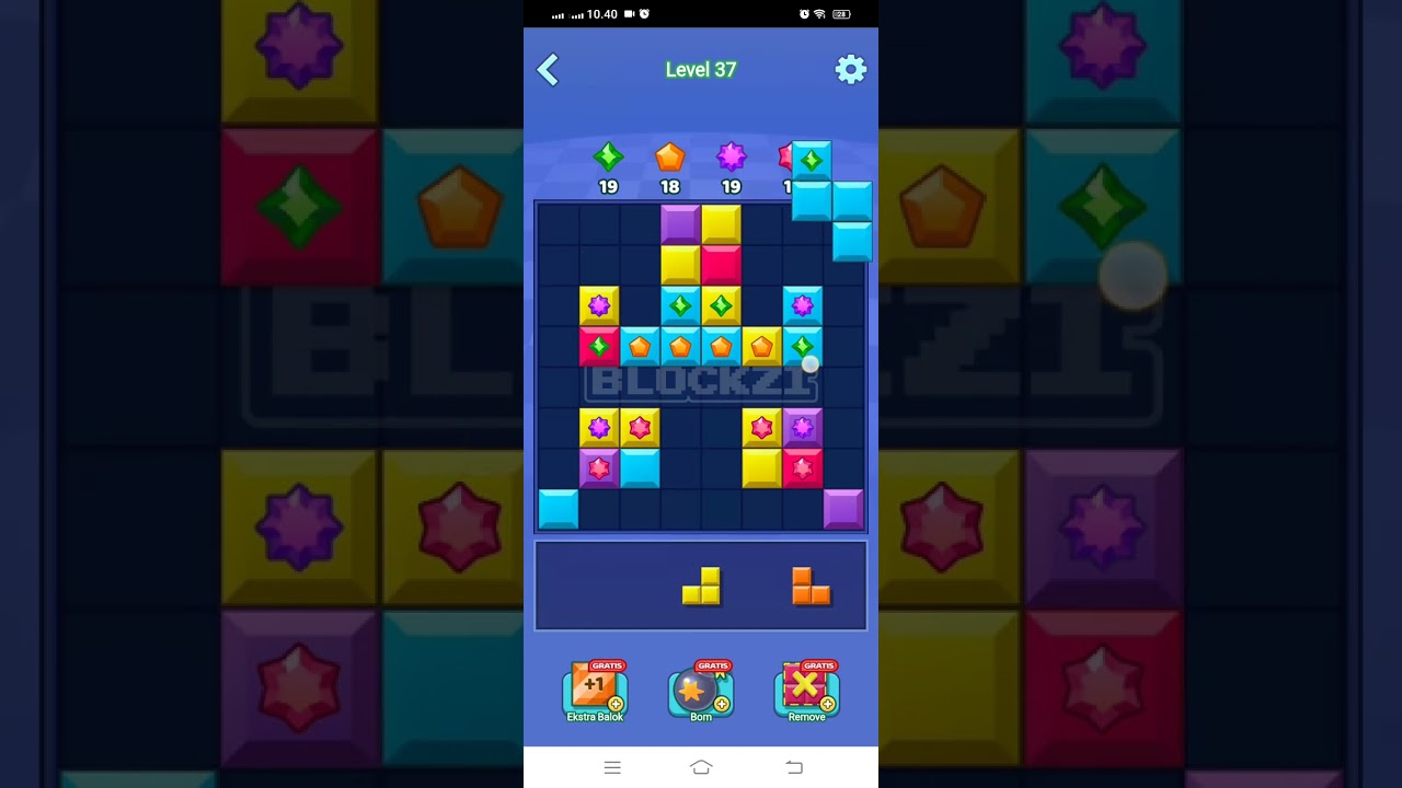 35-43 /74 Shopee blockzi mode puzzle menang dapat 50k 