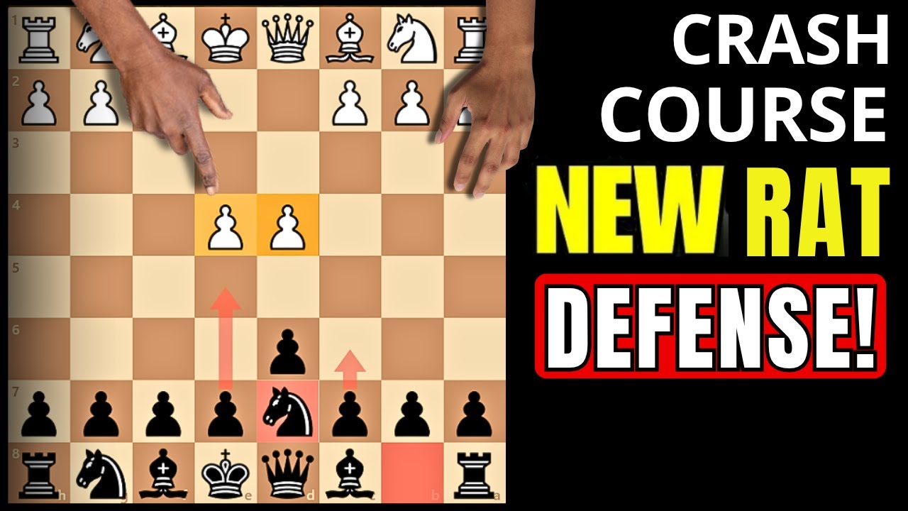 [CRASH COURSE] The Rat Defense That Destroys Every Chess Opening!