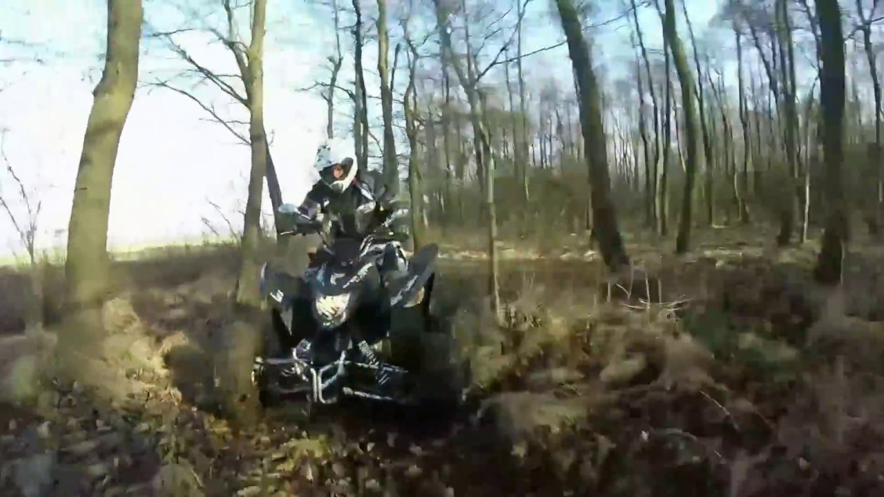 SUZUKI LTZ 400 & AEON COBRA 350 ATV Jazda quadami / las / drogi / quads trail /atvs riding in forest