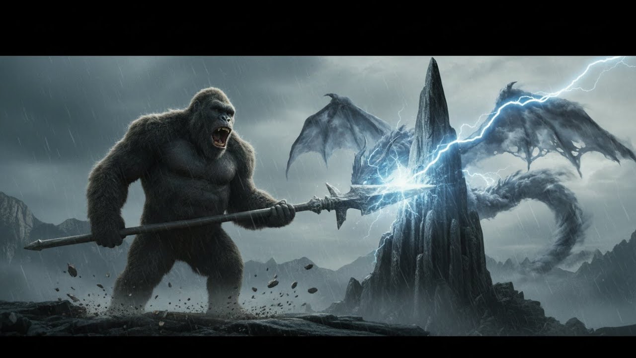 STORM BEAST – Titan Wind Dragon Over Skull Island 🌪️🐉 | King Kong vs Tempest Wyrm | Monster Movie
