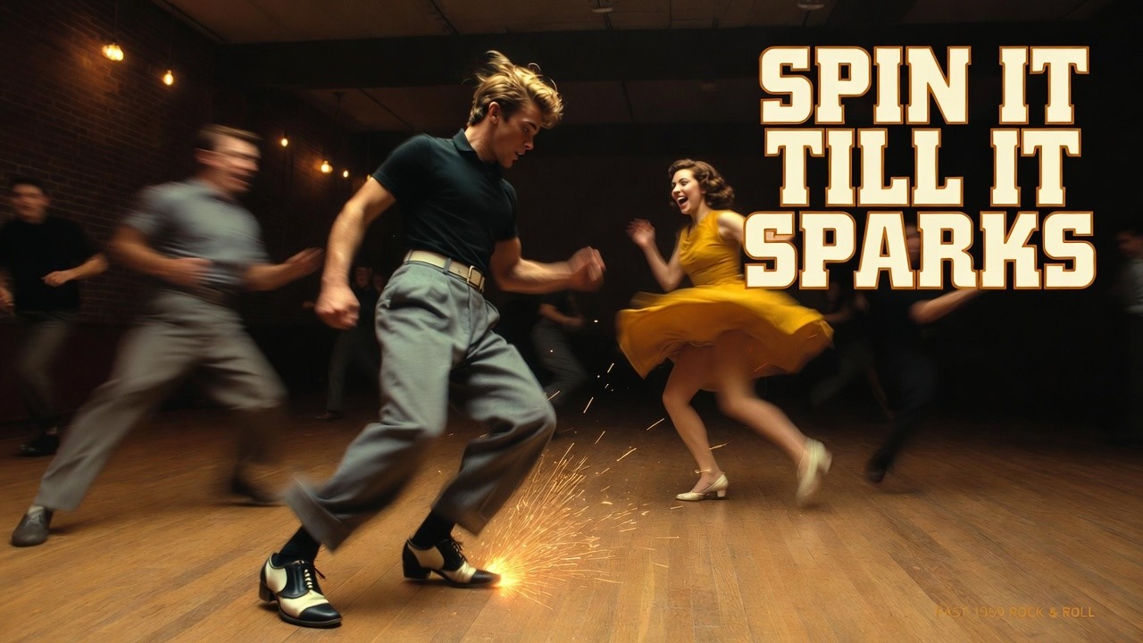 Spin It Till It Sparks | Fast 1959 Rock & Roll Dance Anthem