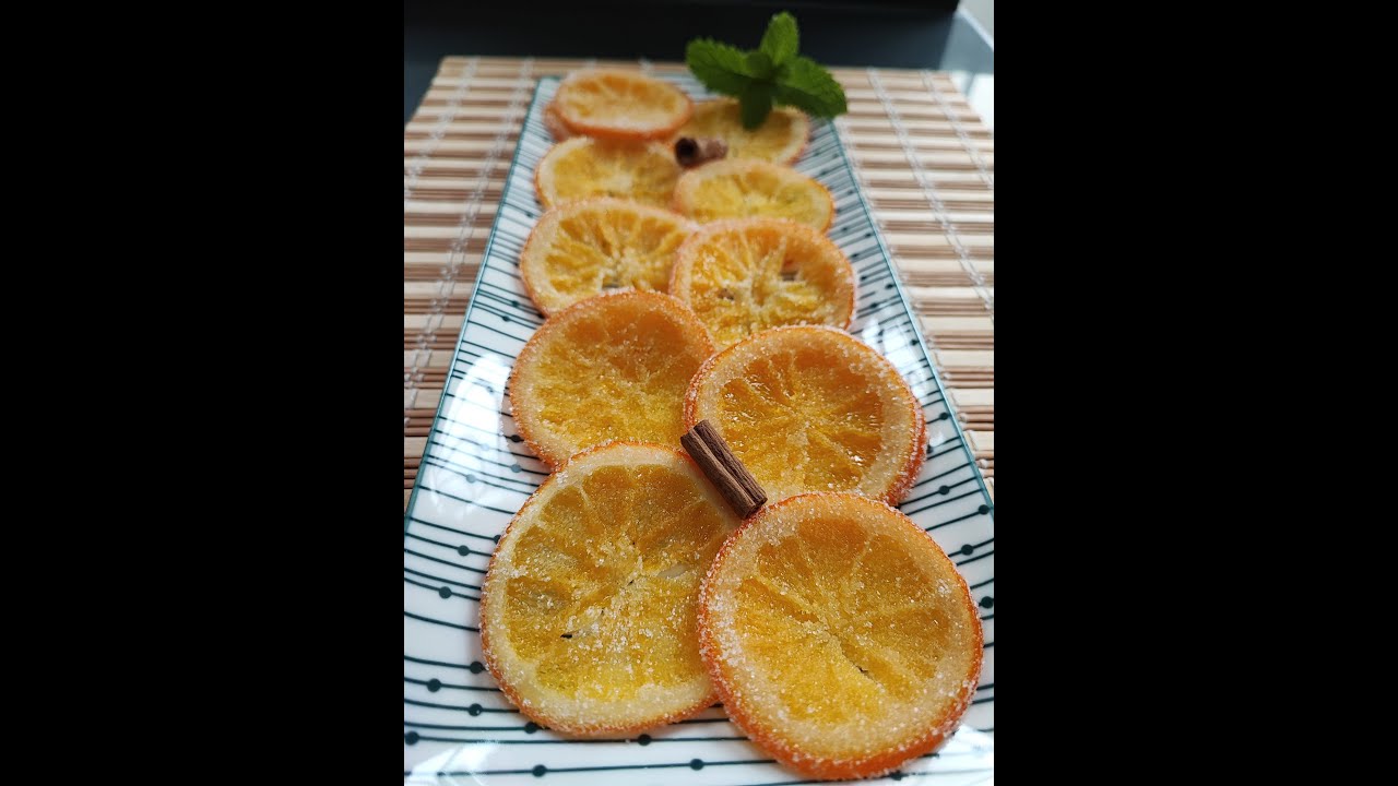 Naranjas confitadas