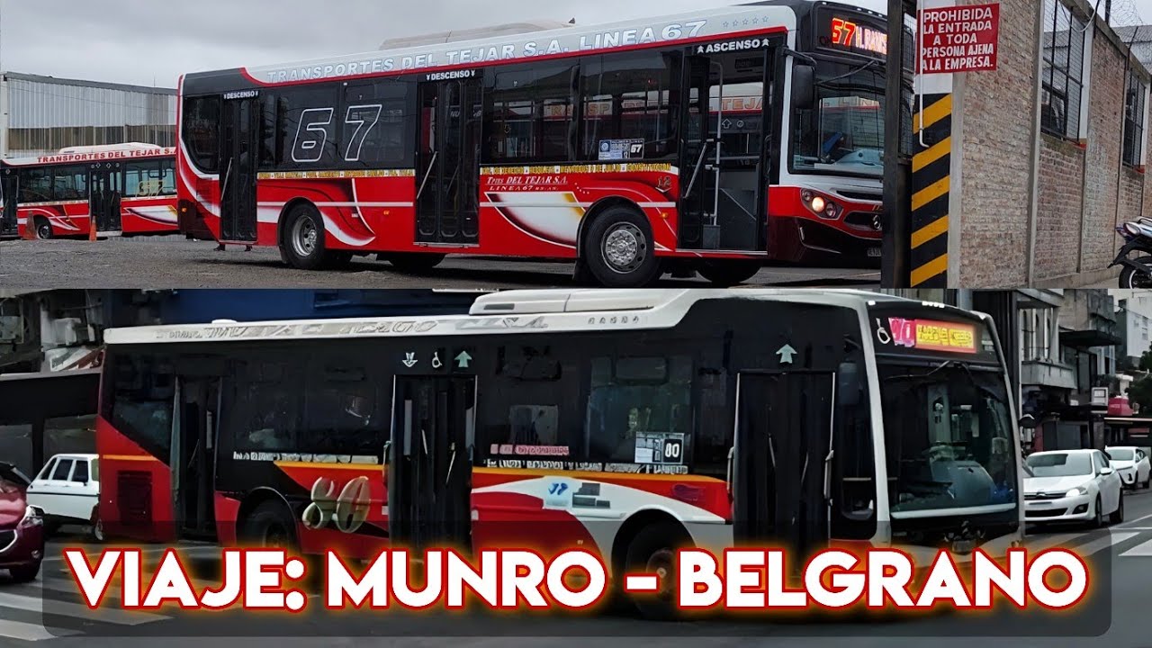 De MUNRO a BELGRANO (con info) | Lineas 67 y 80