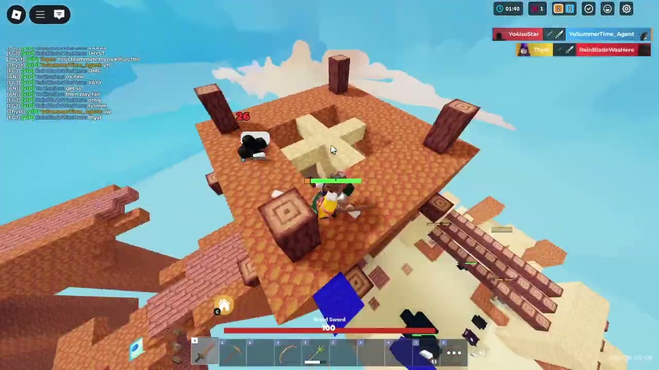 10% Done With The Player Level 200 Grind...! (Roblox Bedwars)