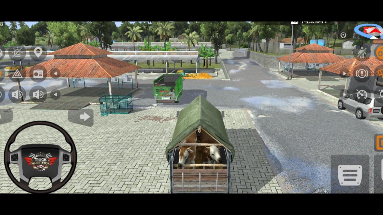 Cow Transport Mission | Indonesia Road Truck Driving Gameplay