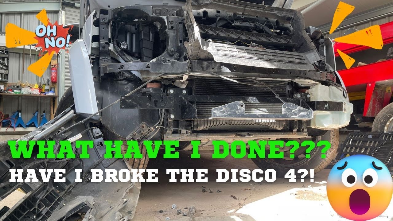 LAND ROVER DISCOVERY 4 FRONT DISCREET WINCH INSTALL!