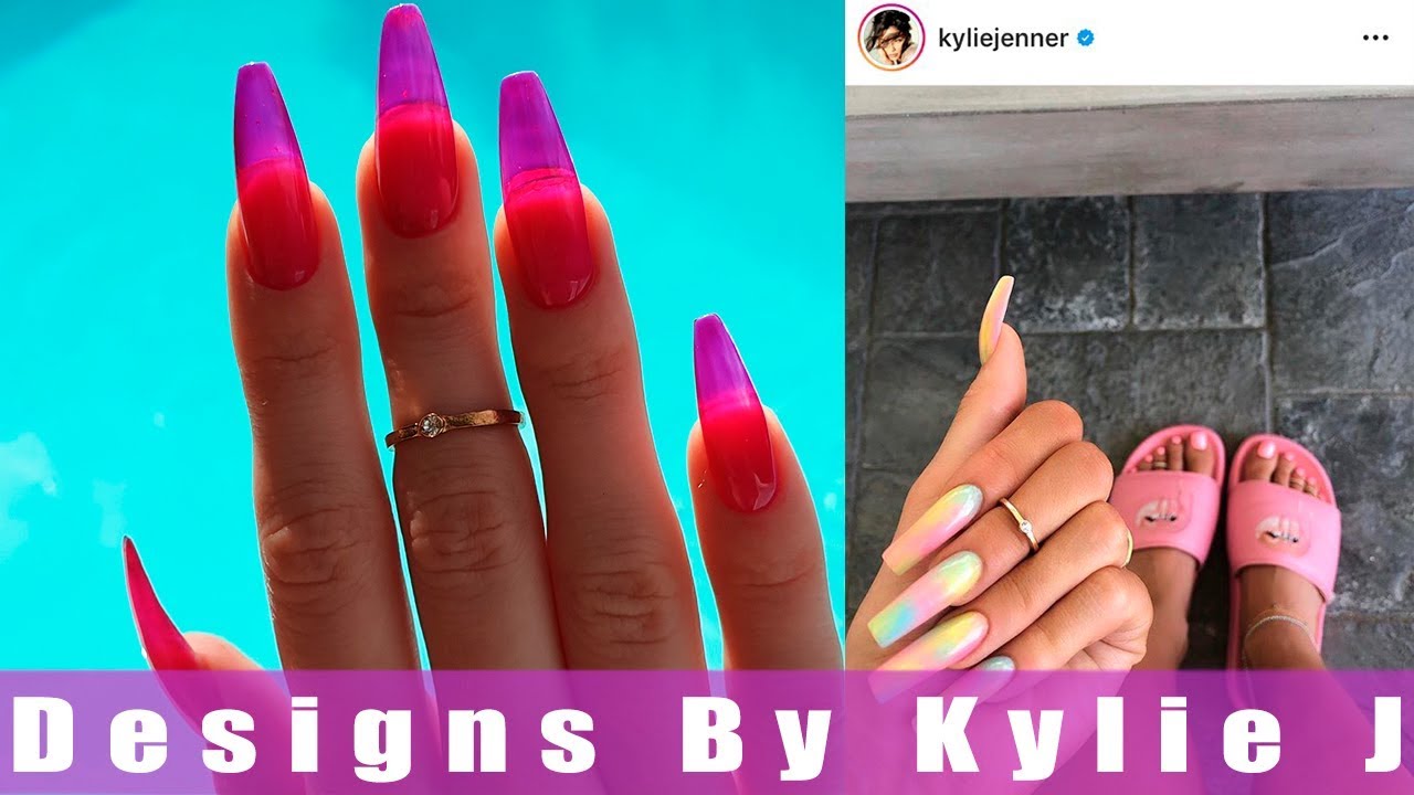 Designs By Kylie |  Kylie Jenner Inspired Manicure | Nail Extensions Made Easy | Tatyana Bugry