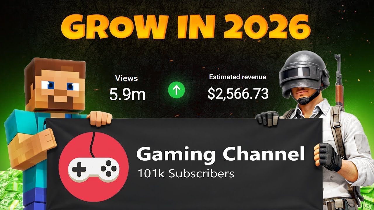 Growing a GAMING CHANNEL in 2026 is EASIER than You Think !