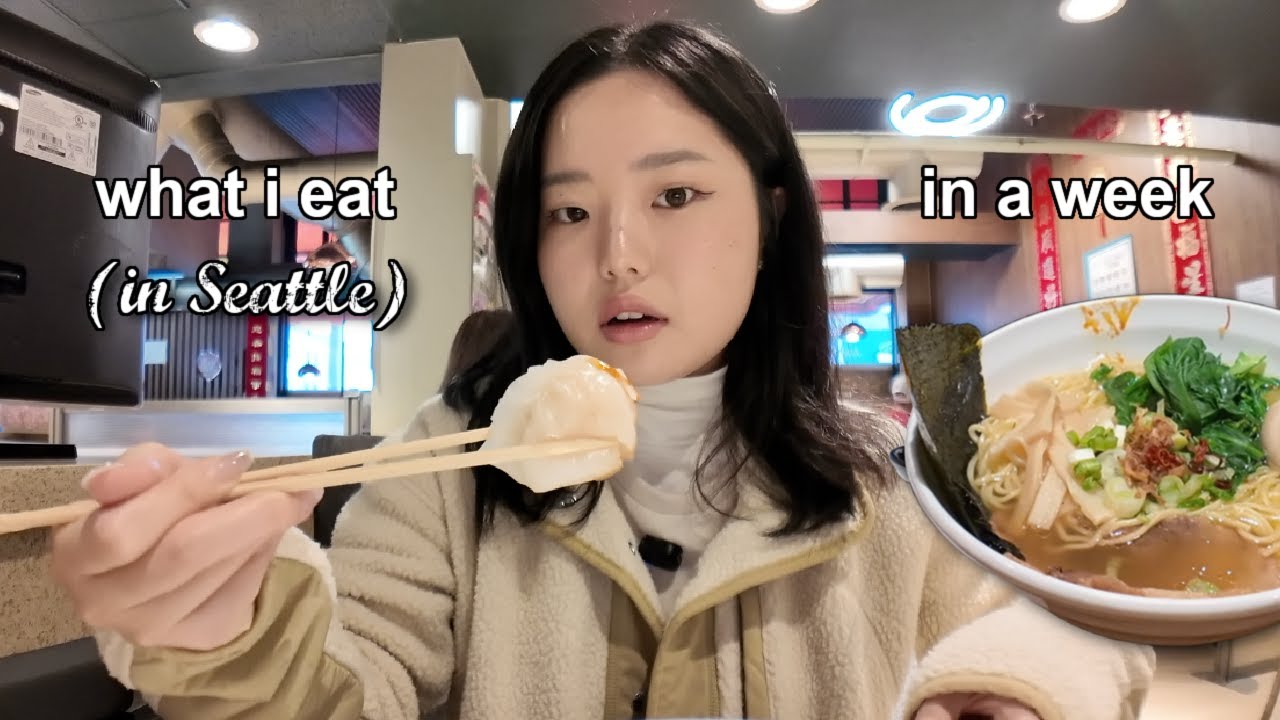 🥟 what i eat in a week in SEATTLE: Asian comfort foods, home cooked meals, cravings 🥢