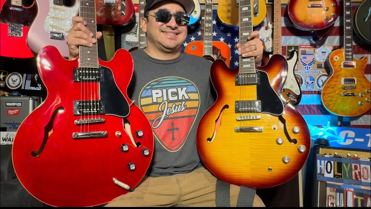 Seymour Duncan Jazz & JB vs. Gibson Burstbuckers 1 & 2  ES-335 EPIPHONE