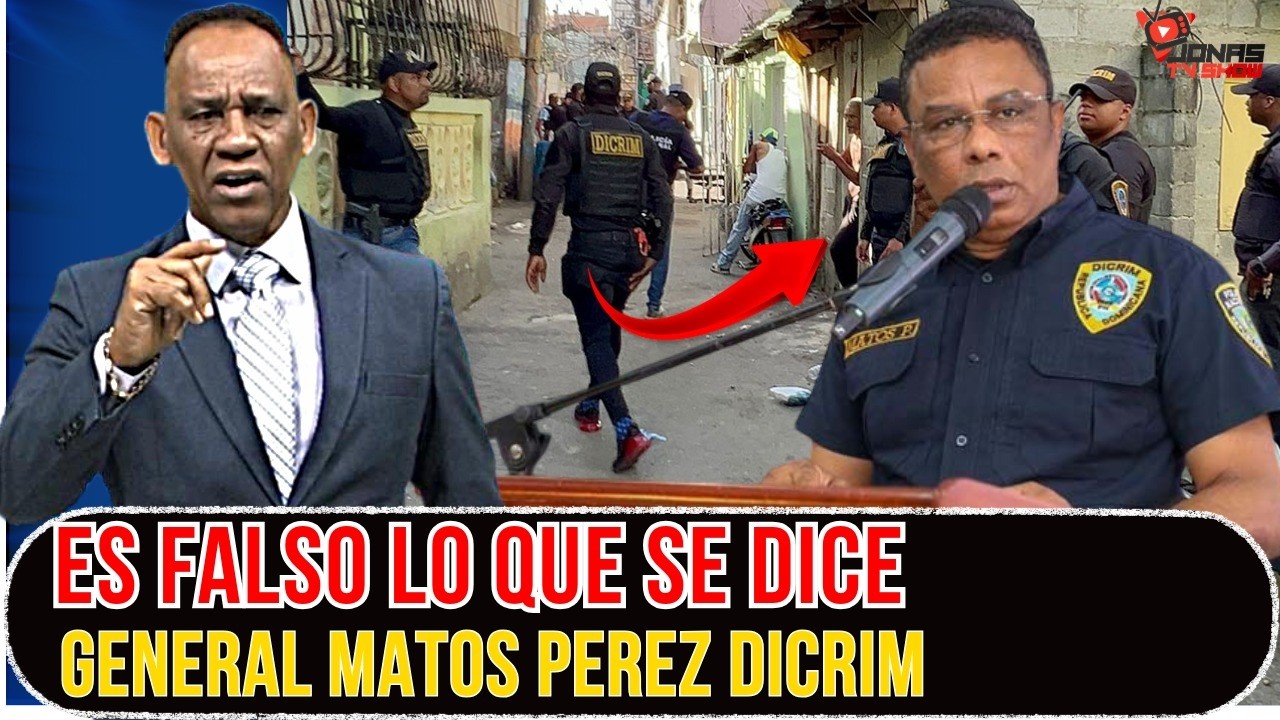 FALSA NOTICIA DEL GENERAL MATOS PEREZ DE DICRIM