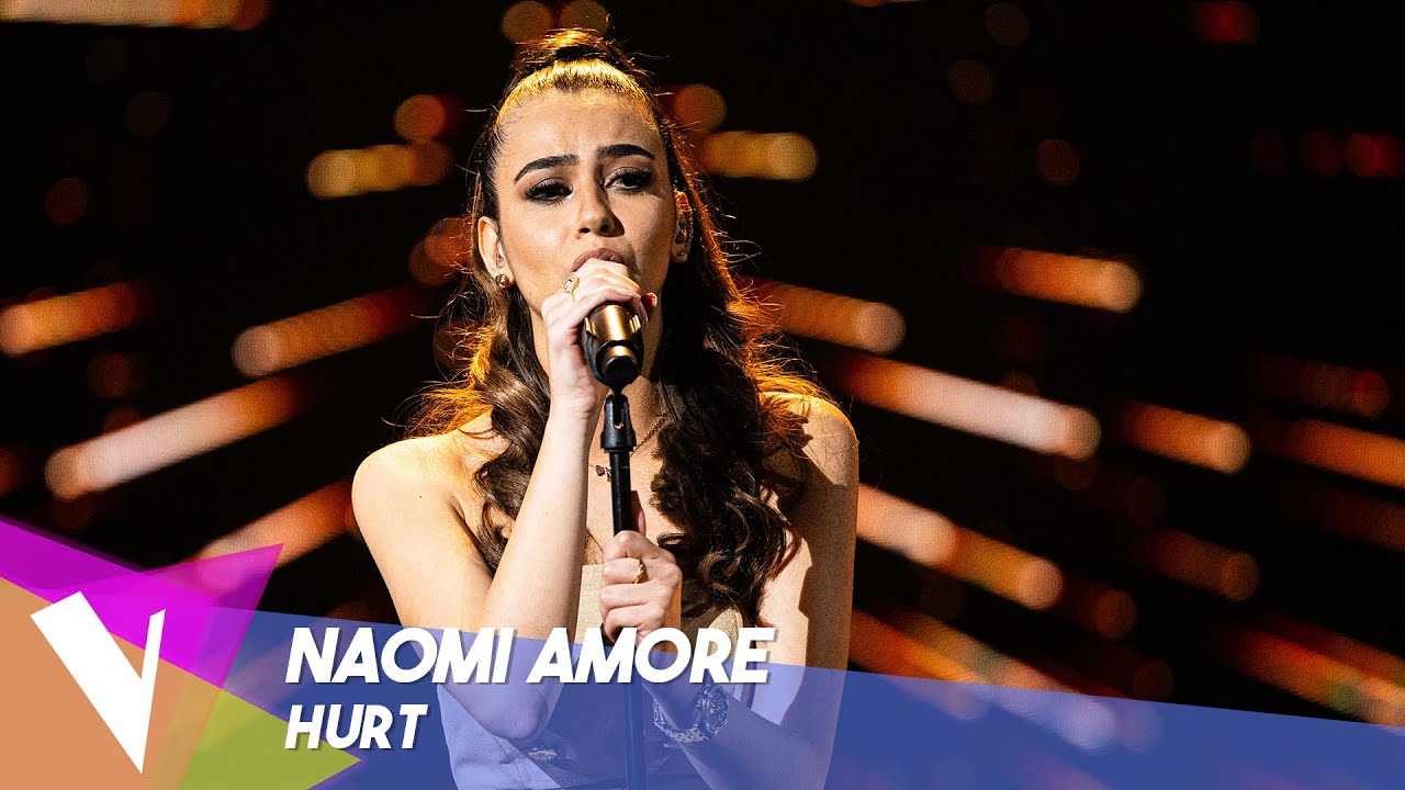 Christina Aguilera - 'Hurt' ● Naomi | Live 4 | The Voice Belgique Saison 11