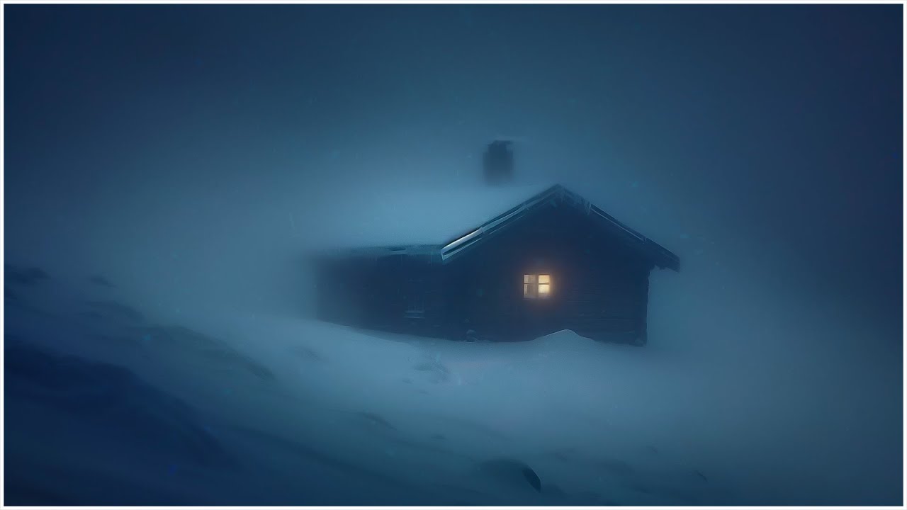 Intense Winter Storm Sounds & Heavy Wind Ambience┇Blustery Howling Wind & Gusting Blowing Snow