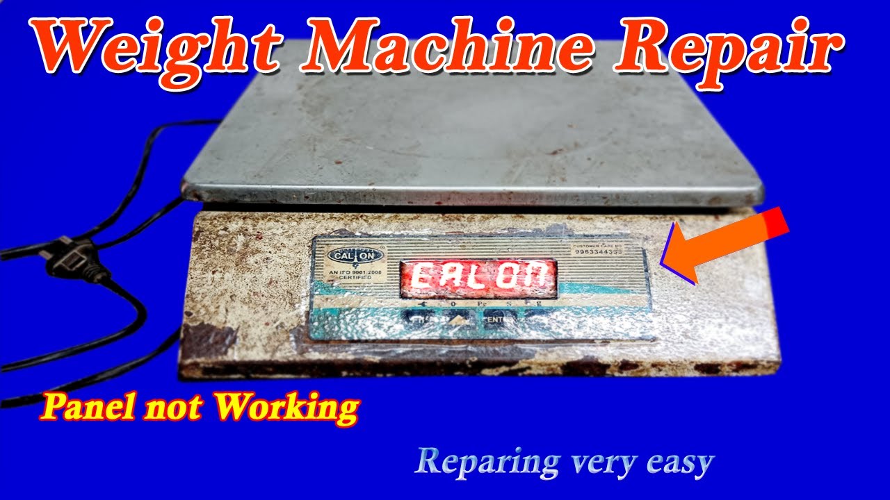 weight machine repair/kata repair/weight machine repair in telugu/weight machine buttens not working