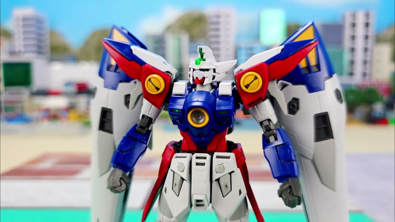 RGウイングガンダムゼロ Wing Gundam Zero Stop Motion Build