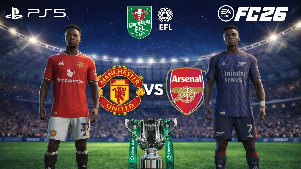 FC 26 - Arsenal VS Manchester United - Carabao Final 25/26  FULL MATCH | PS5 PRO [4K60]