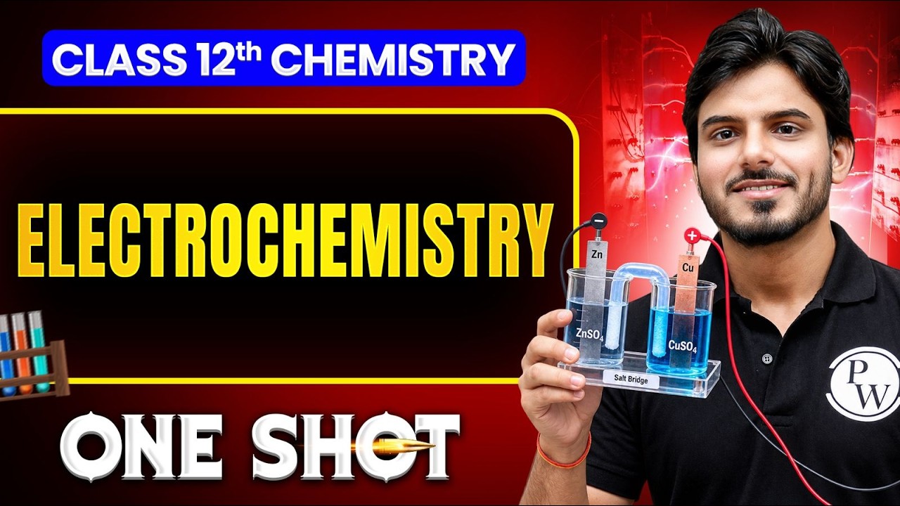 Electrochemistry Class 12 One Shot | Complete Revision | Chemistry Chapter 2 | By Aakash Sir