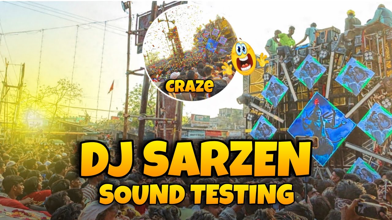 Dj SarZen 20 Monster Single Bass Sound Testing और Roadshow Start 🔥Bankmore, Mahashivraatri 2026 