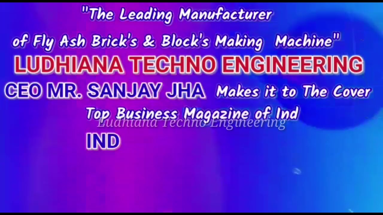 FLY ASH BRICKS  MAKING MACHINE