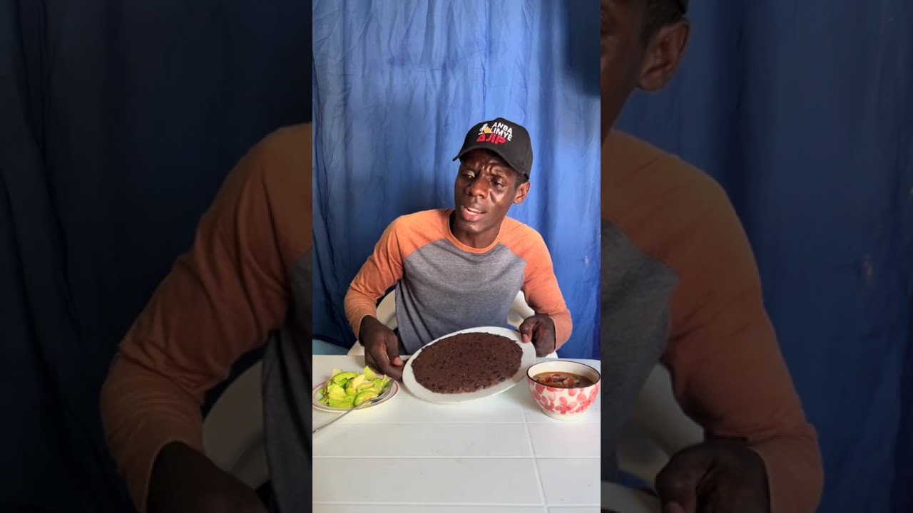 Jerry wè manje li komanse depale. #haitian 