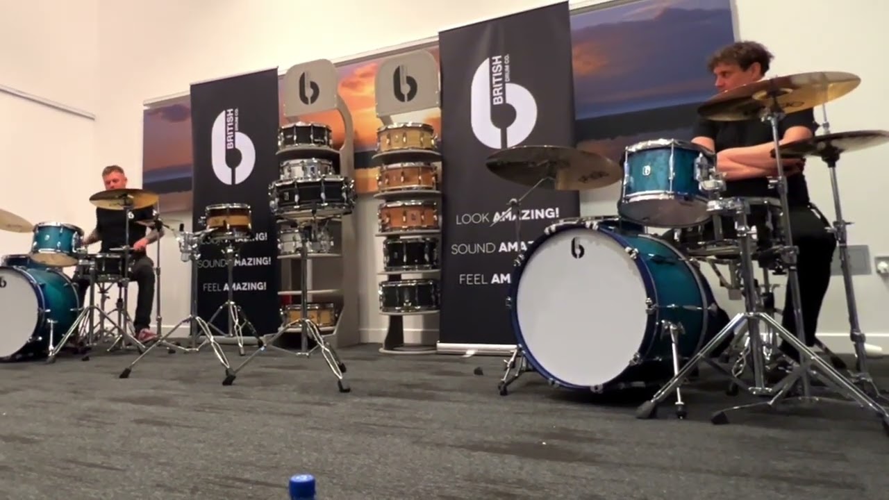 Ian Matthews & Stu Fagan - UK DRUM SHOW 2022 - British Drum Company