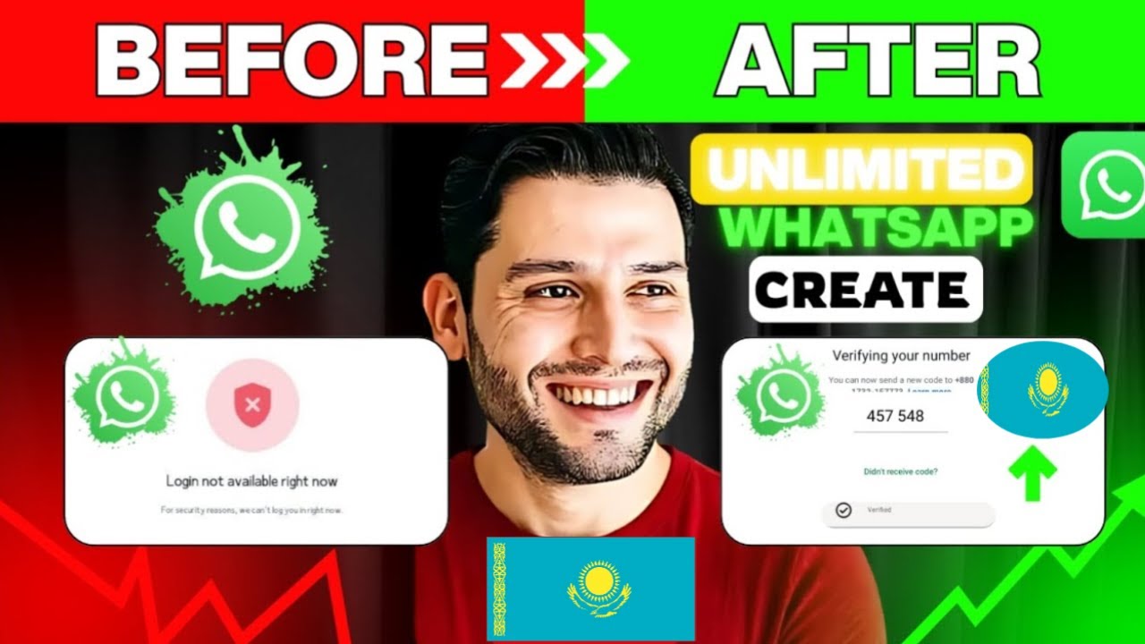 Kazakhstan / Russia WhatsApp Create Update New Method 2025