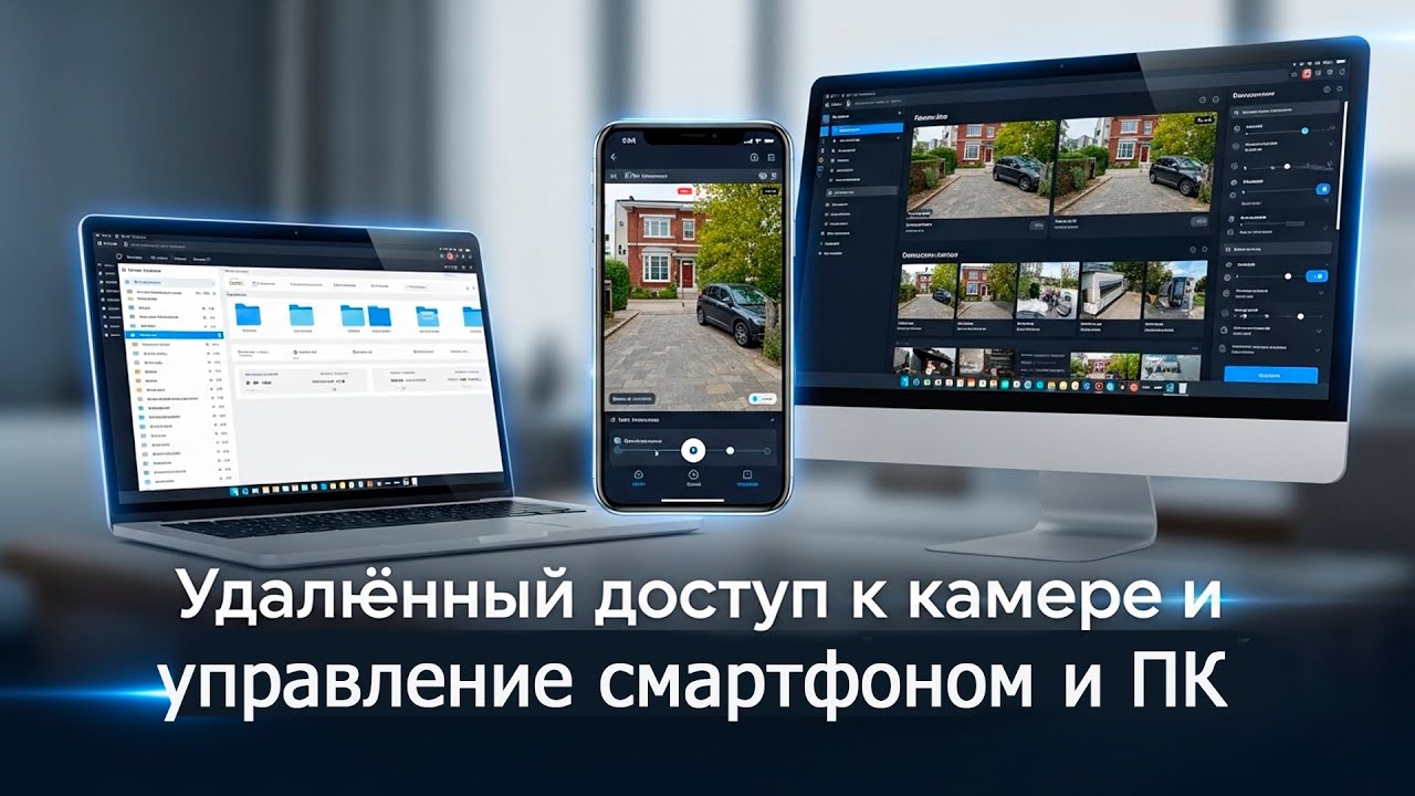Удалённый доступ к камере и управлению смартфоном и ПК