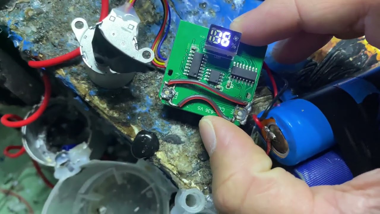 Motor bước 5v 3w đảo gió quạt pin mini - hàn kích chạy