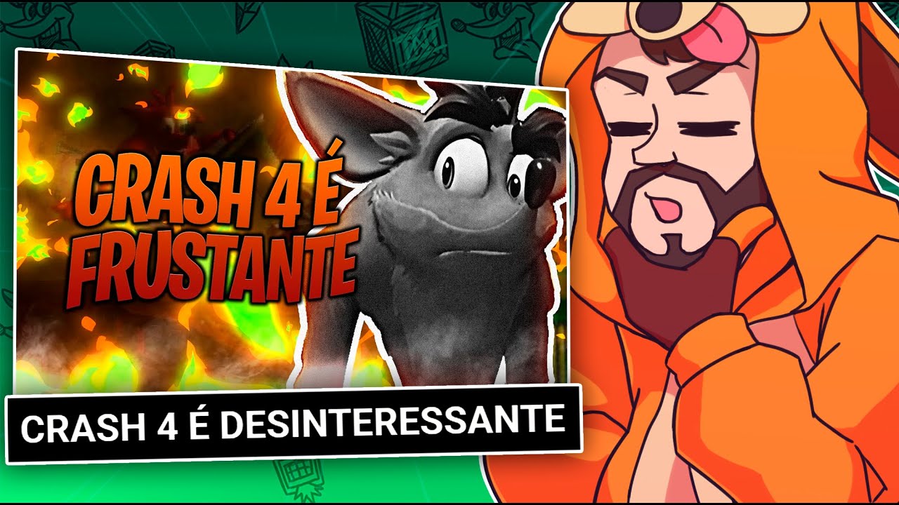 Gabs Reagindo ao CRASH 4 É DESINTERESSANTE