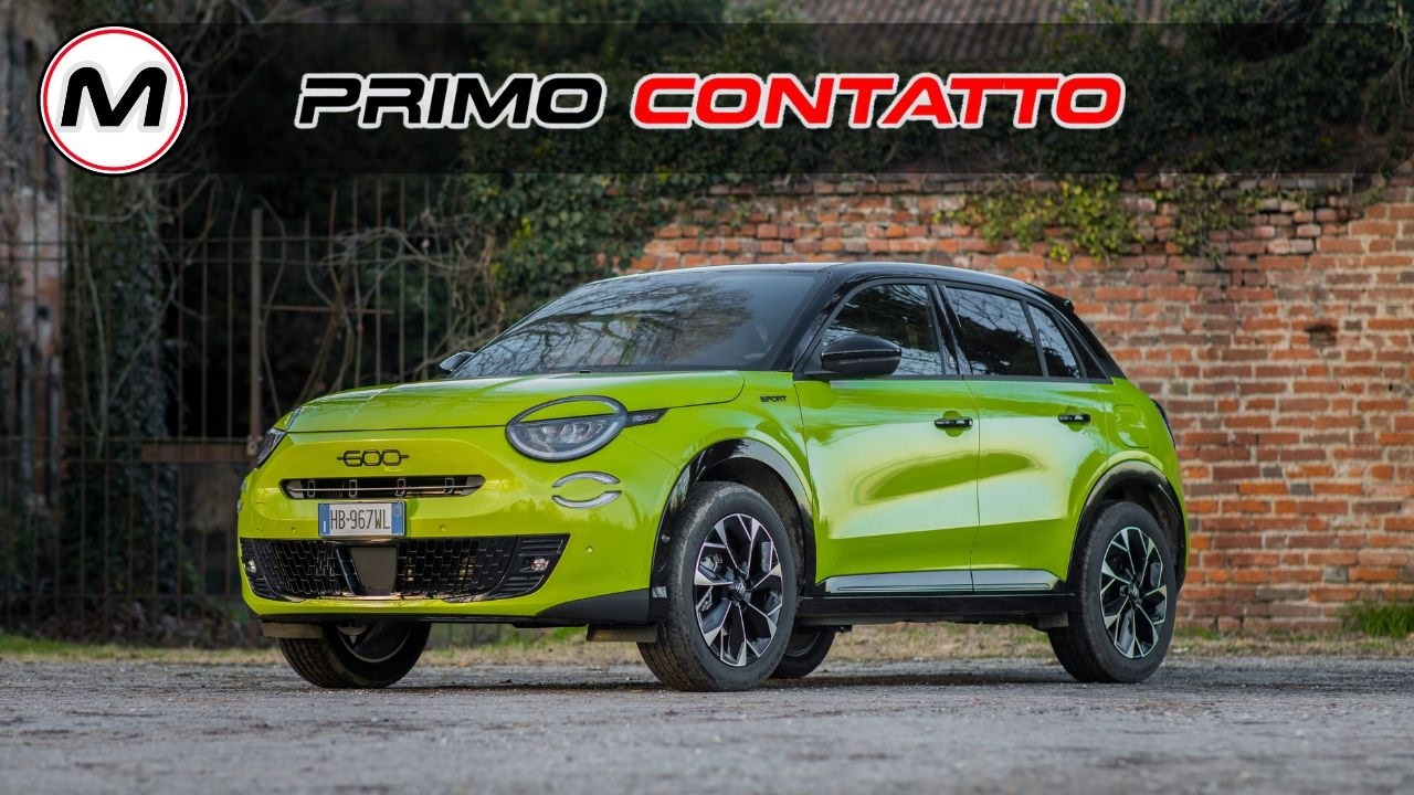 FIAT 600 SPORT 2026 | La prova dell'edizione Milano Cortina ibrida da 145 CV