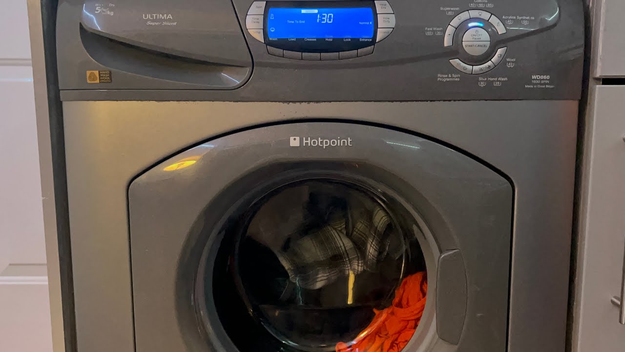 Hotpoint WT960G - Non colourfast cotton 40 - full cycle!