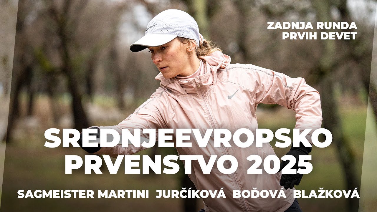 Srednjeevropsko prvenstvo v disk golfu 2025 | FPO 3. runda P9 | Martini, Jurčíková, Boďová, Blažková