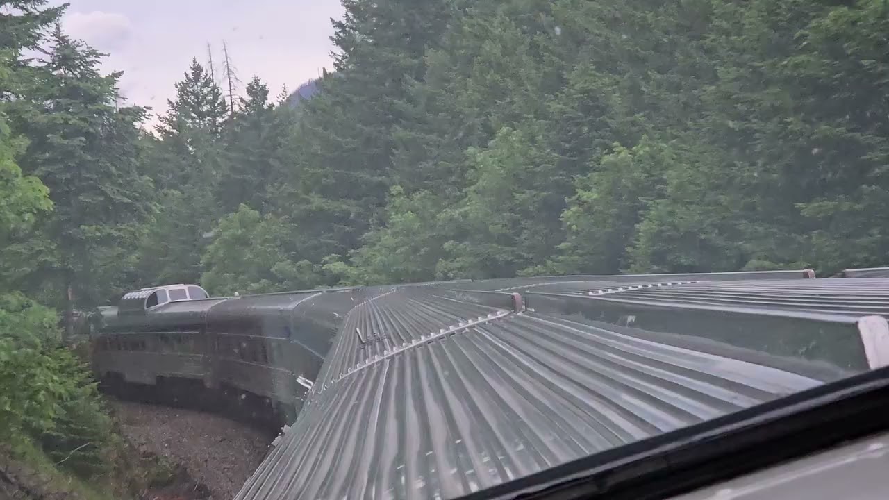 Canadian VIA Rail Vancouver to Jasper Alberta part 1