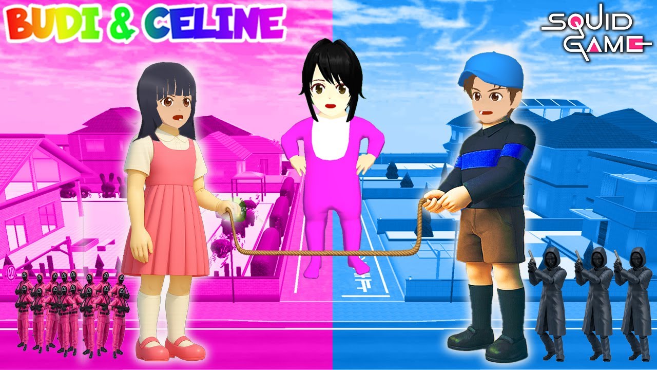 Mio Berubah Jadi Boneka Squid Game Pink💖 VS Yuta Jadi Boneka Biru🔵  | Permainan Baru Squidgame 3