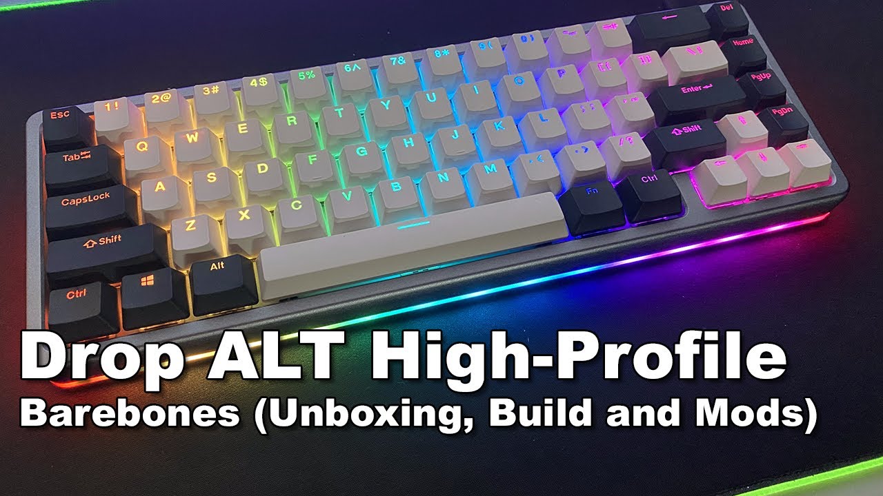 Drop ALT High-Profile barebones (Unboxing, build and modifications)