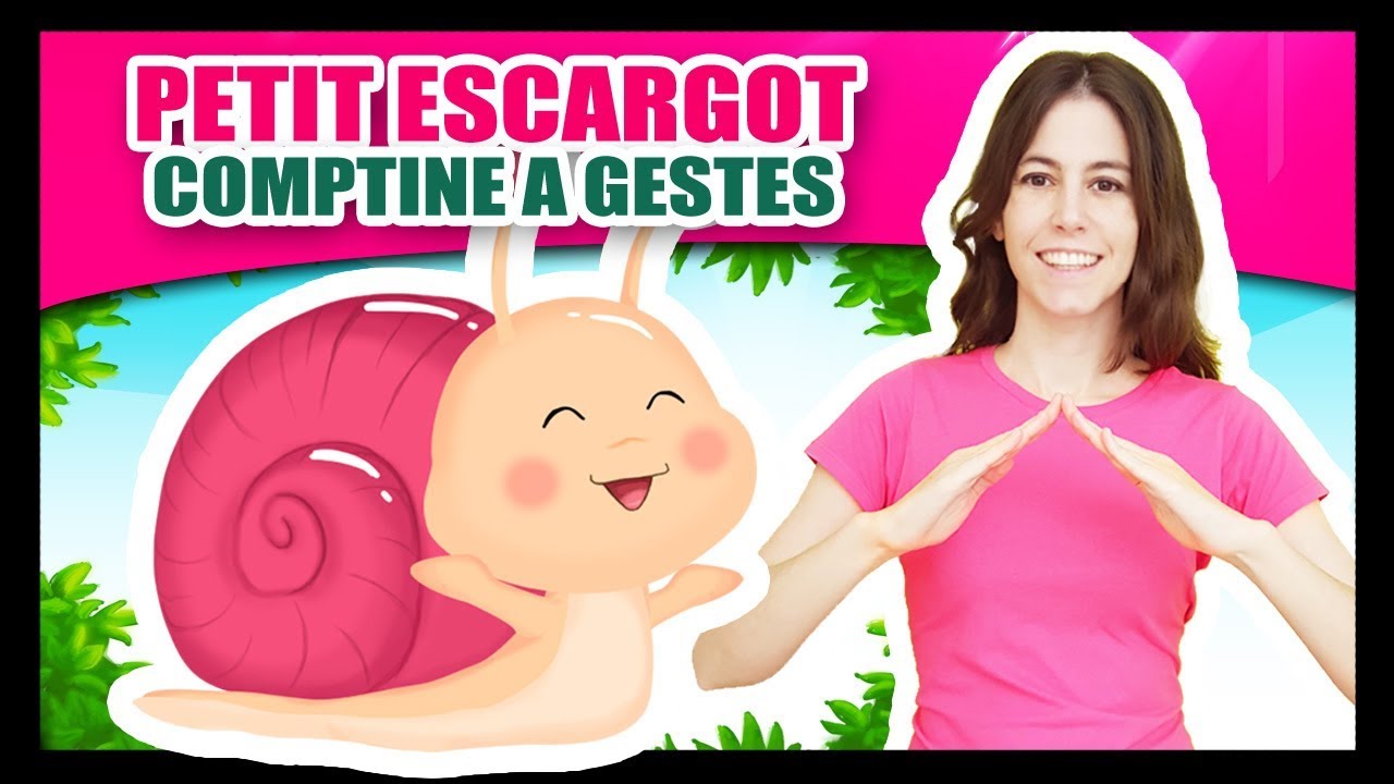 Comptines à gestes pour bébés - Petit Escargot - Titounis