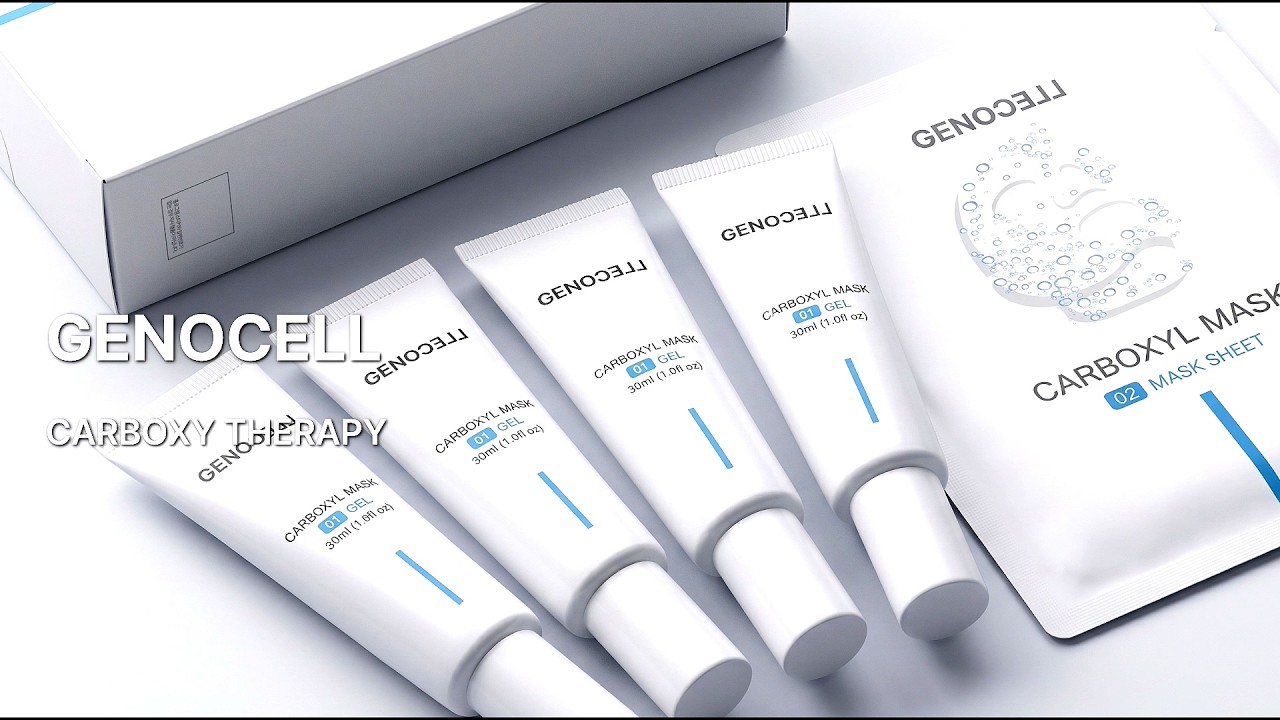[ENG] GENOCELL Co2 Carboxy Mask Kit Therapy I Brightening & Acne & Lifting Care