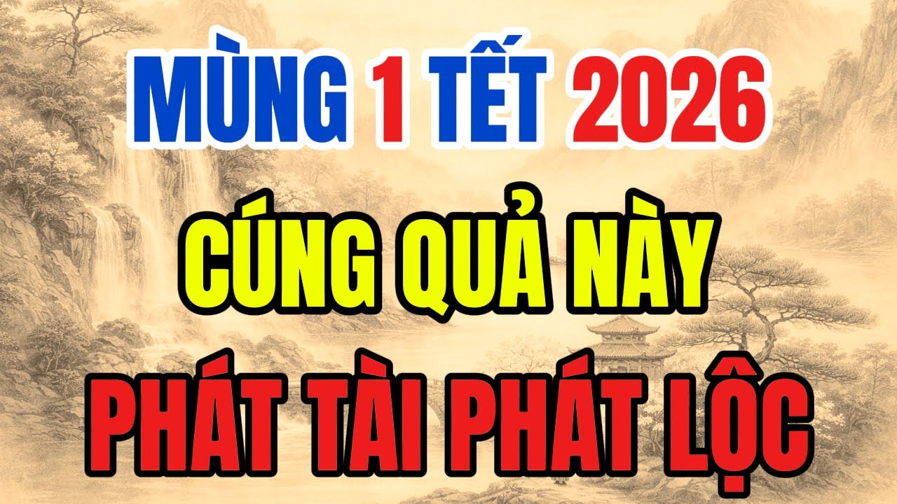 MÙNG 1 TẾT 2026 - CÚNG QUẢ NÀY ĐỂ MAY MẮN, TỔ TIÊN BAN PHÚC, LÀM ĂN PHÁT TÀI PHÁT LỘC