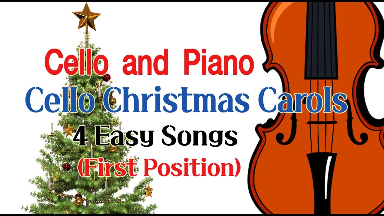 Cello Christmas Carols /4 Easy Songs (First Position)/크리스마스 캐롤 첼로 연주 4곡(악보 ○)