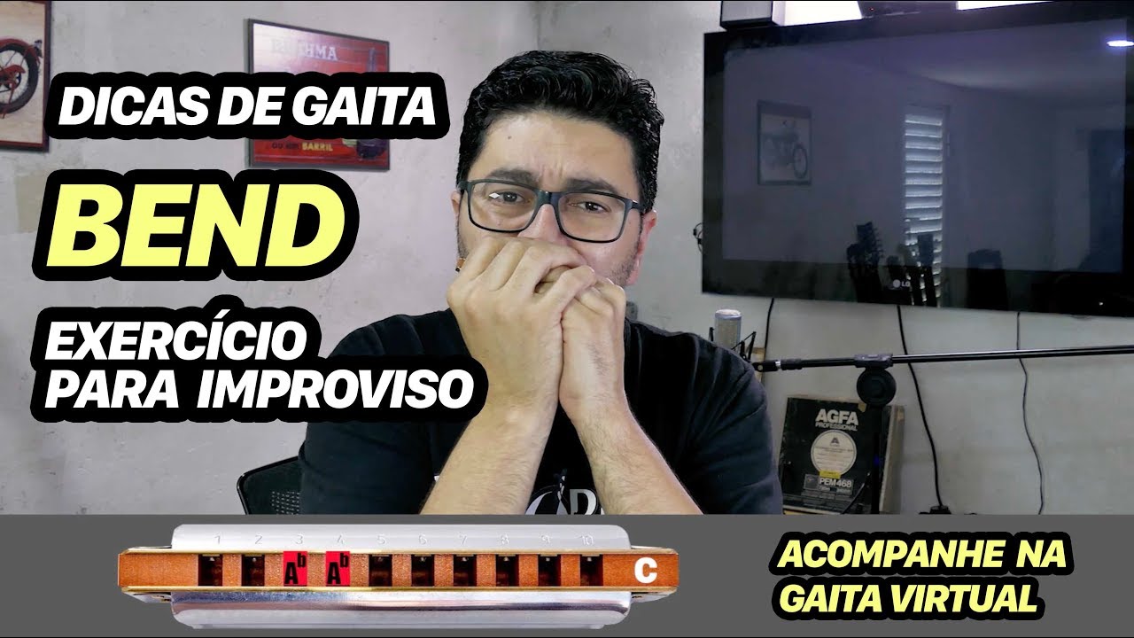 Aula de Gaita - Aprenda Bend com exercícios de improviso