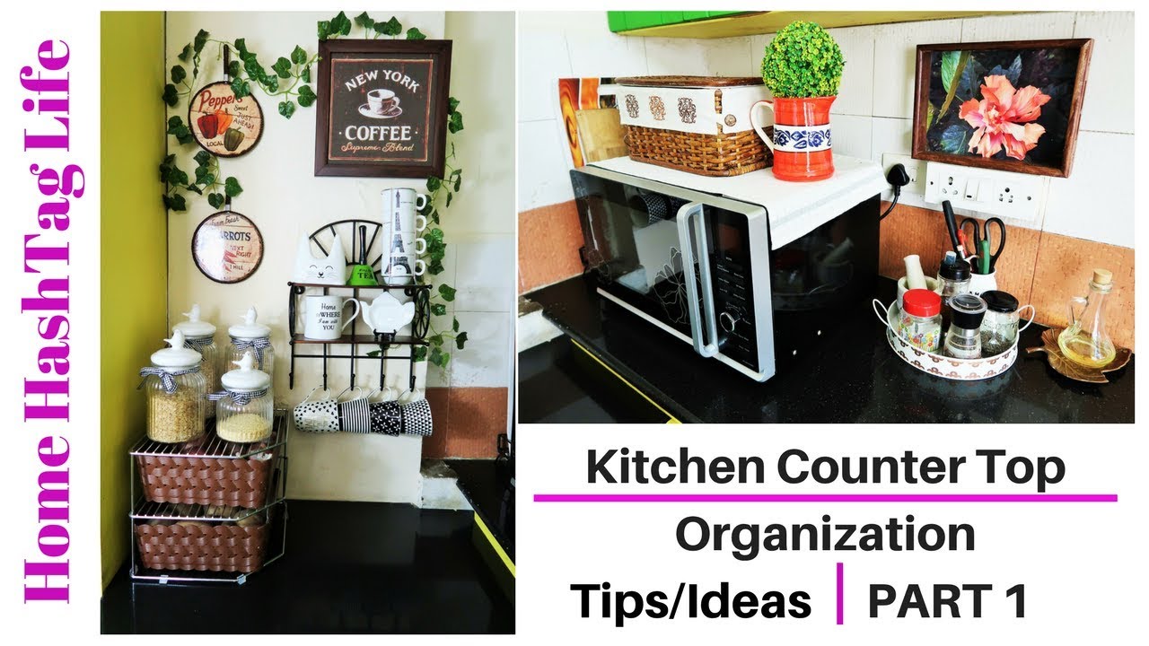 Indian Kitchen Organization - Countertop Organization Ideas! Home HashTag Life