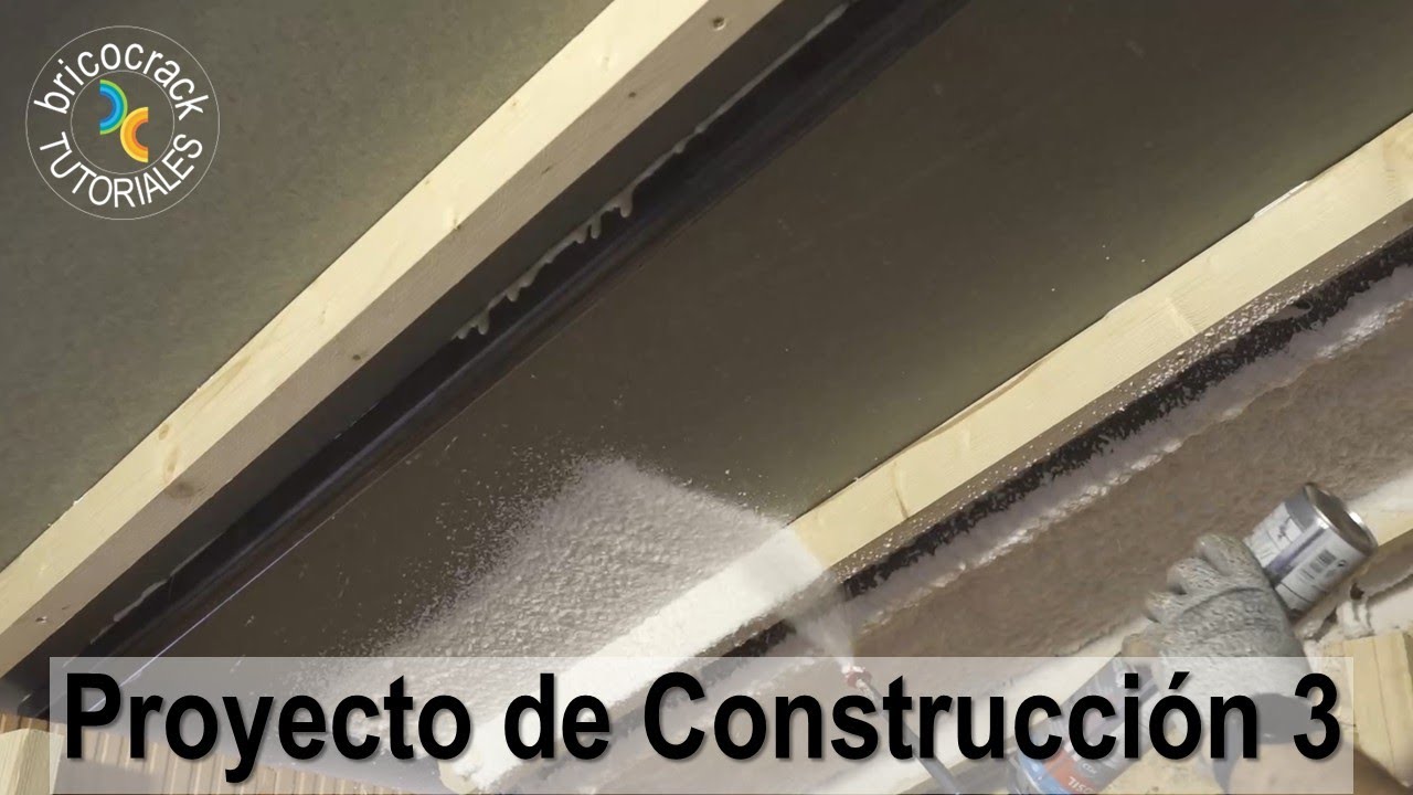 Aislar paredes con espuma de poliuretano proyectable y placas sin cinta (Bricocrack)