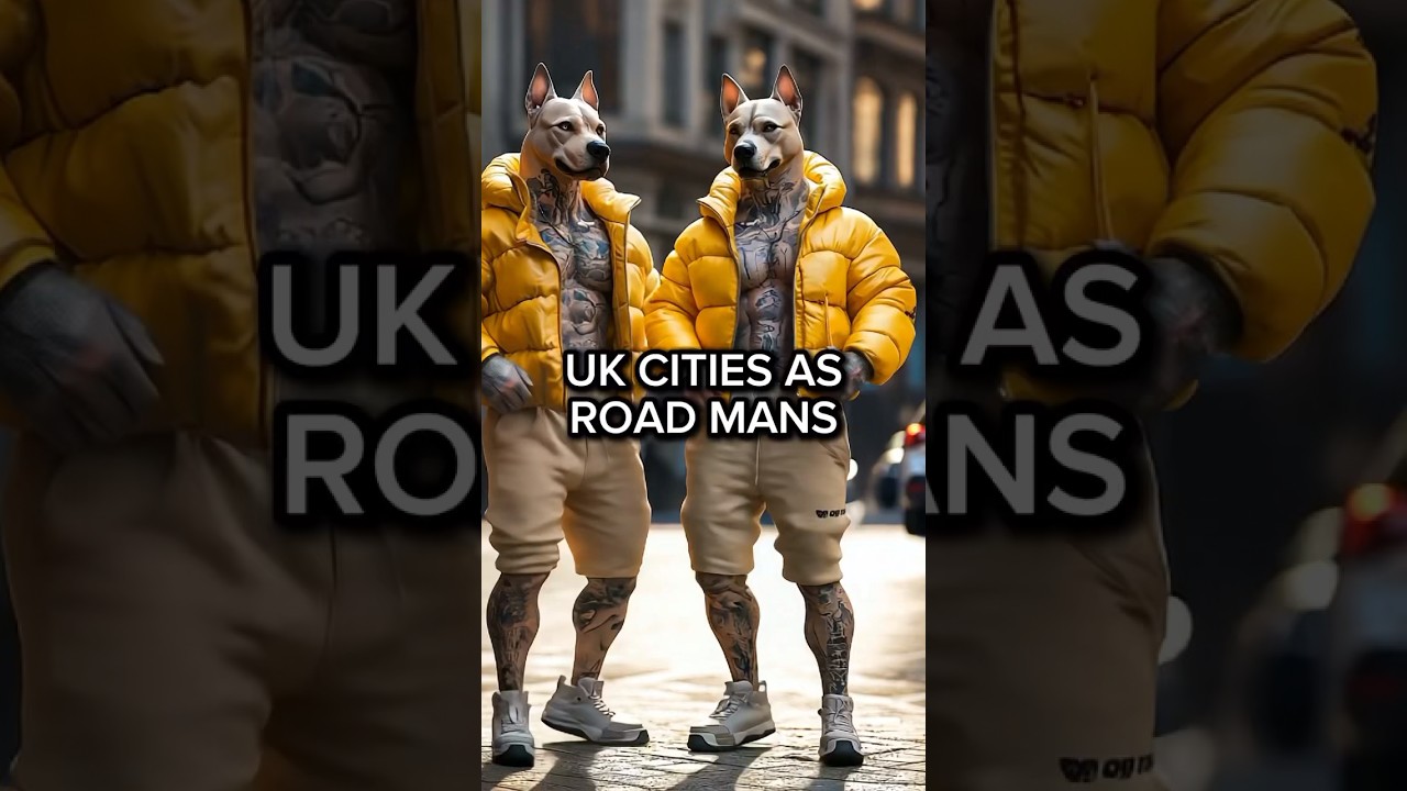 UK Cities As Road Mans #shorts #ukcities #ai