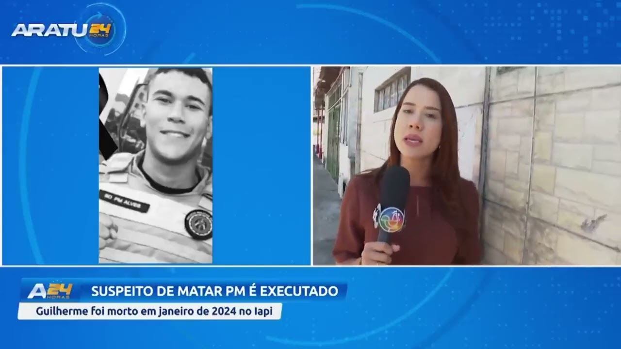 Suspeito de matar PM é executado | ARATU 24 HORAS | TV ARATU