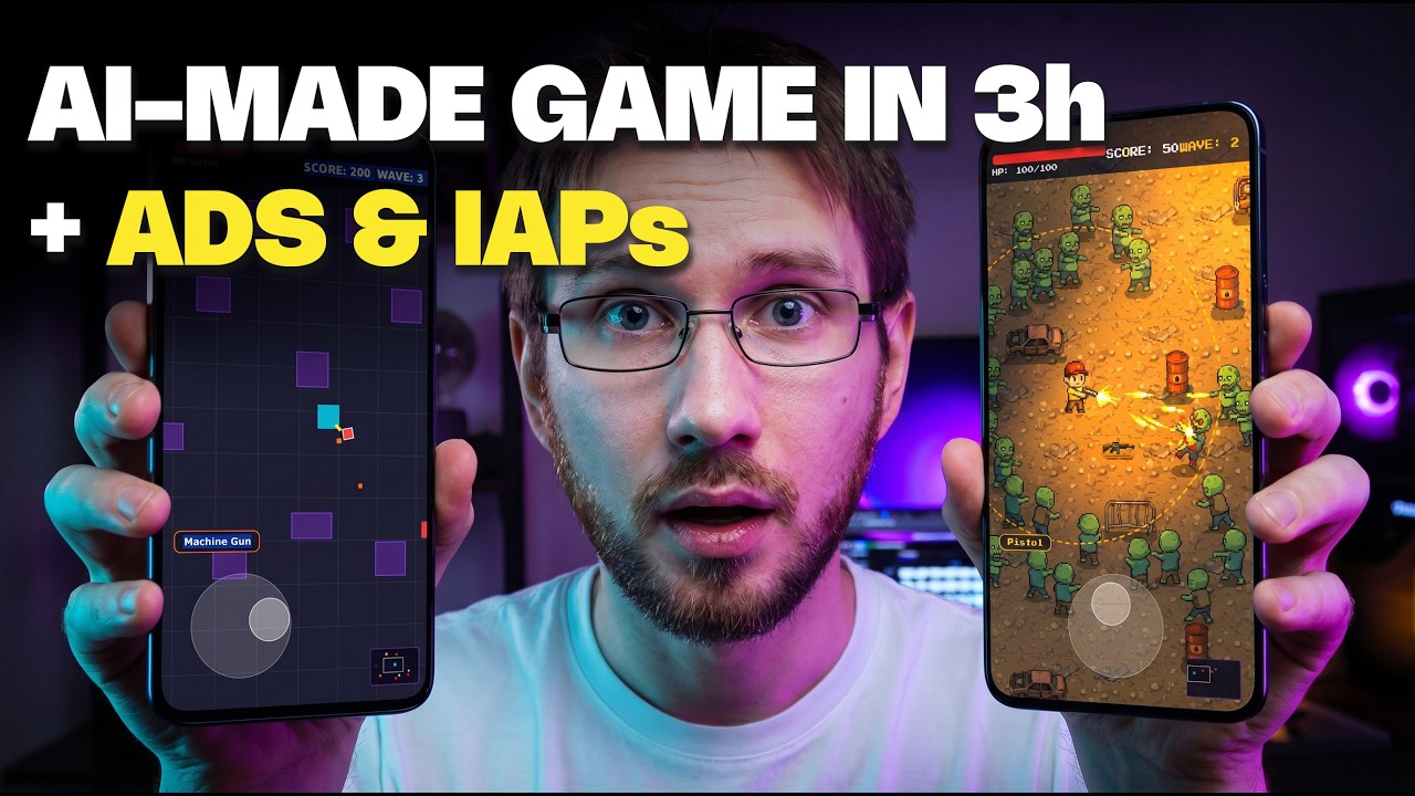 Как я за 3 часа создал мобильную игру-шутер с искусственным интеллектом на Vibecode