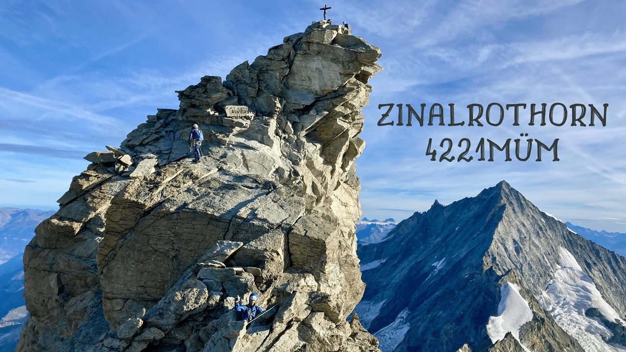 ZINALROTHORN 4221müM - Hochtour / Besteigung über die Normalroute im August 2020