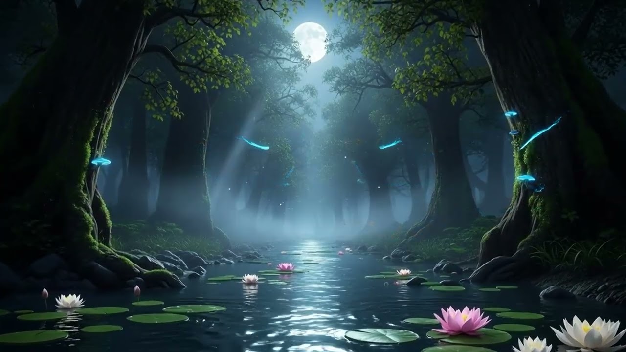 Magical Moon Forest 🌲 Deep Relaxation Journey